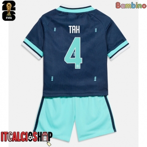 Germania Jonathan Tah #4 Seconda Maglia Bambino Mondiali 2026 Manica Corta (+ Pantaloni corti)